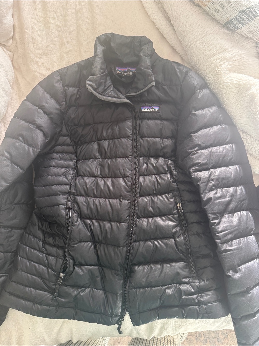 Patagonia Women's Black Quilted Down Puffer Jacket